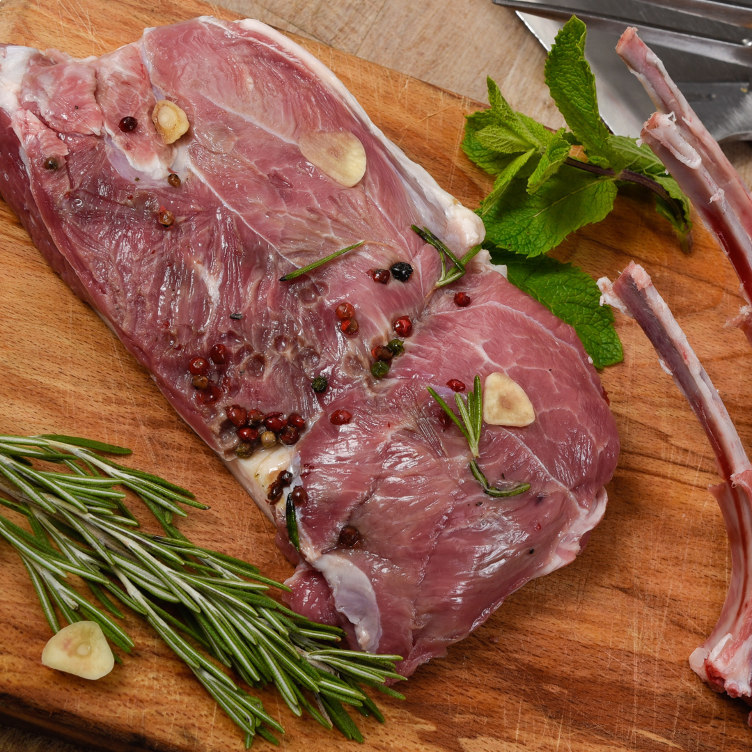 Marinated Butterflied Leg of Lamb