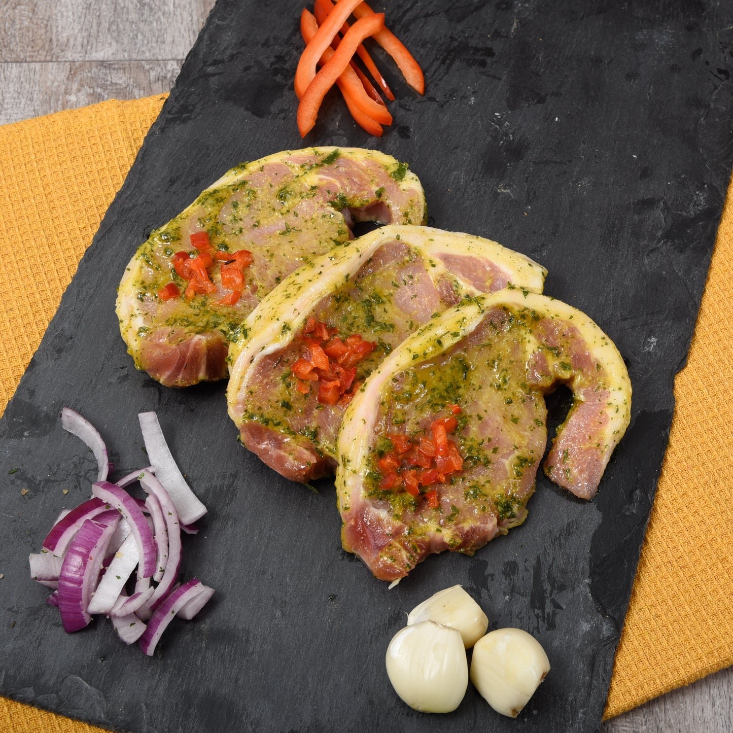 Pork Chops - Garlic Butter (4)
